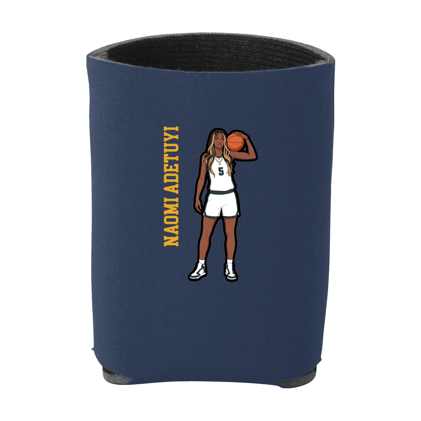 Can Holder — Name Vertical in Navy