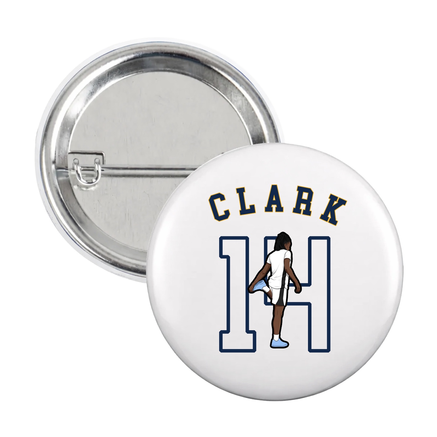 Game Day Button — Shirsey Arch in White