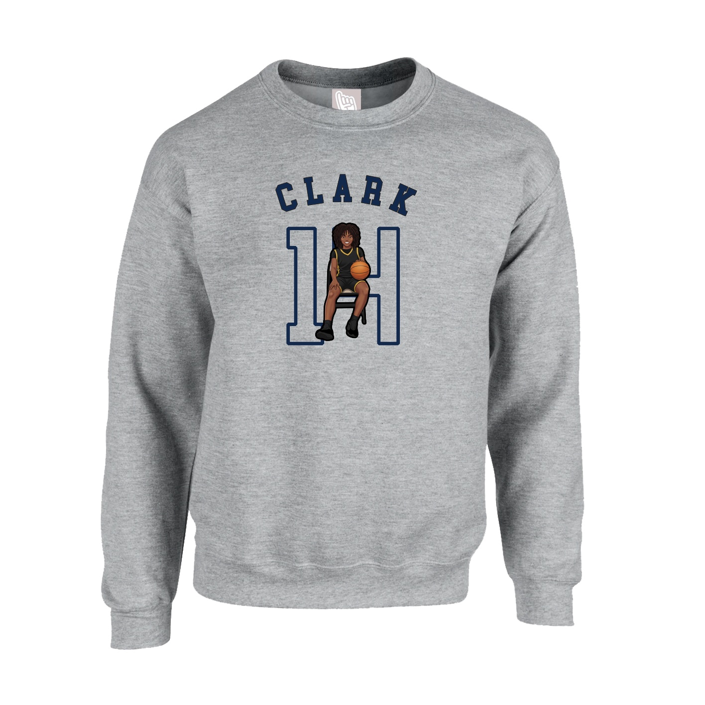 Fleece Crew — Shirsey Arch in Grey