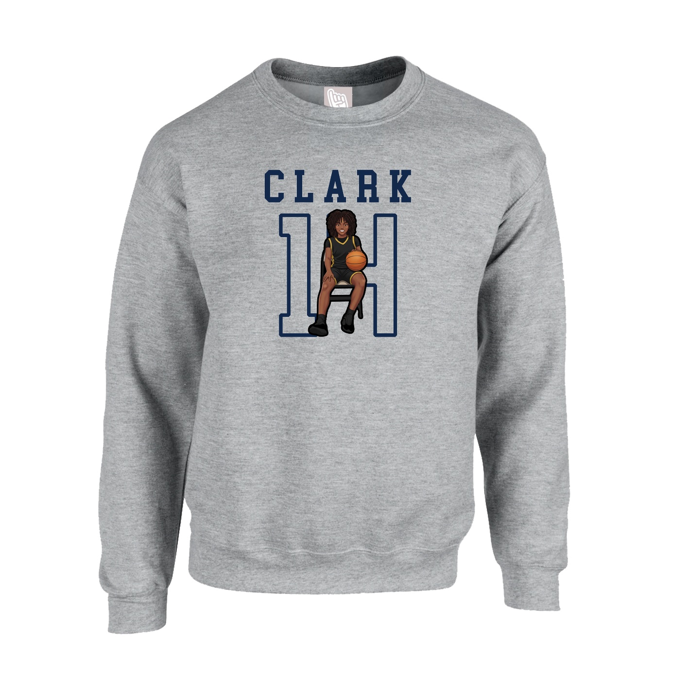 Fleece Crew — Shirsey in Grey