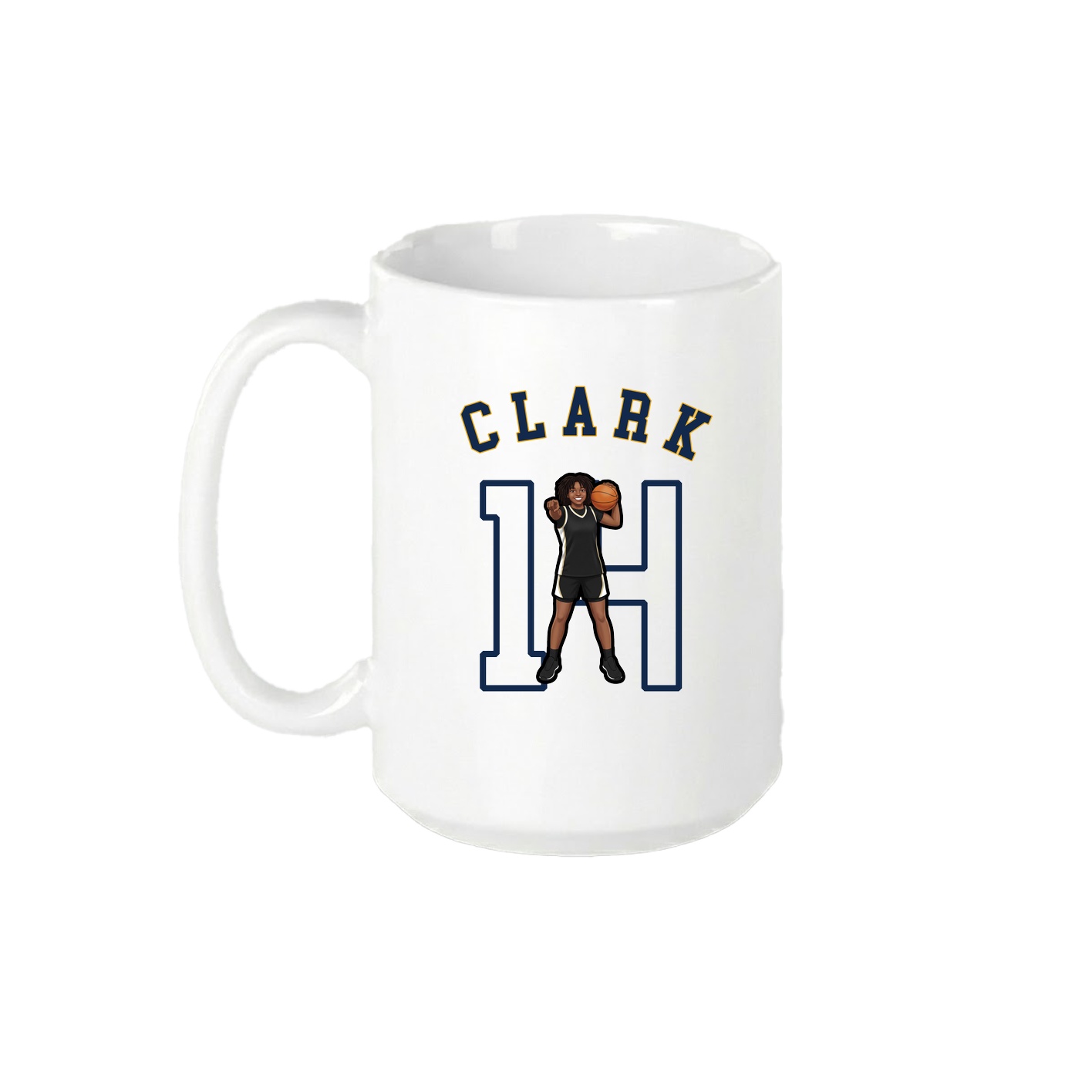 15oz Coffee Mug — Shirsey Arch in White