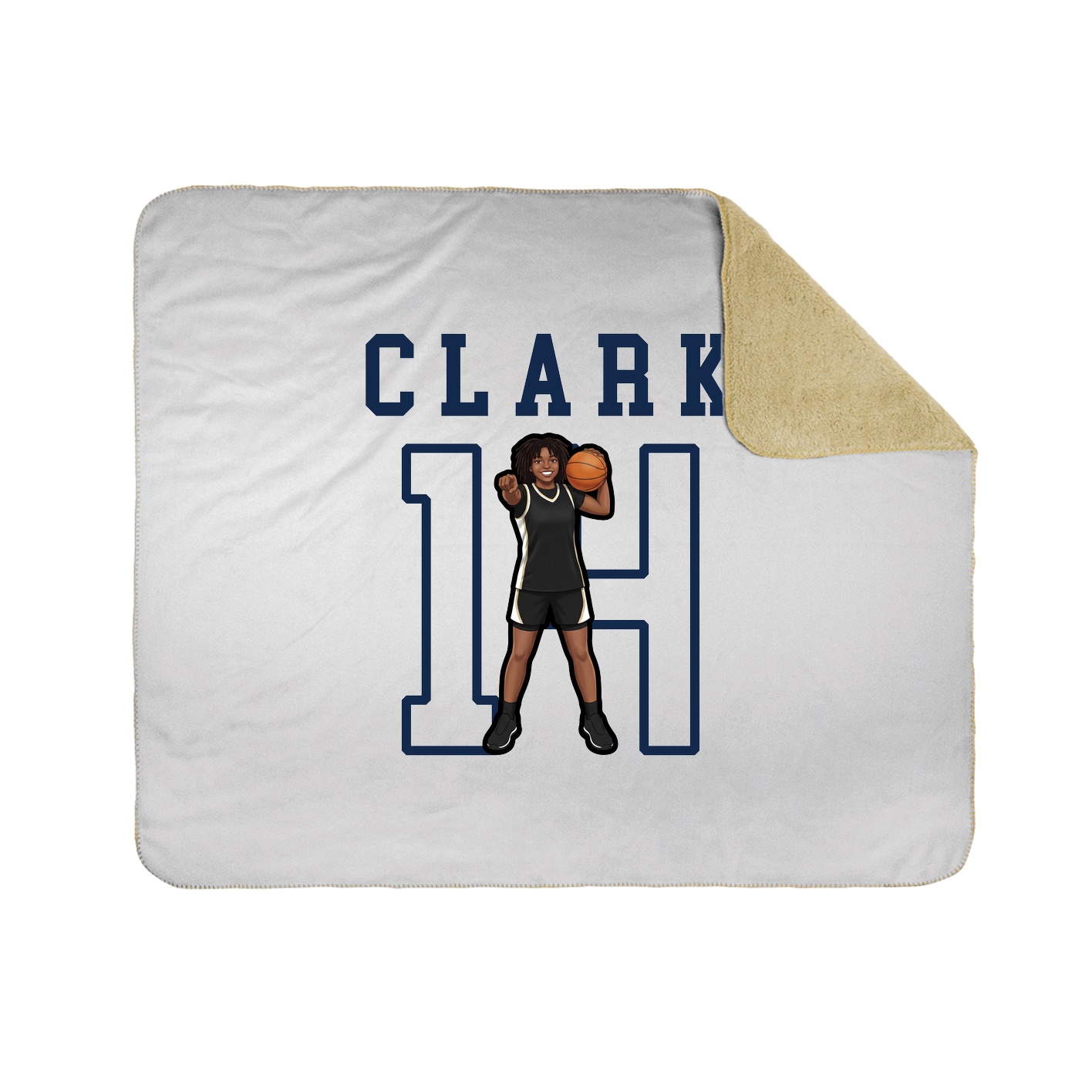Throw Blanket — Shirsey in White