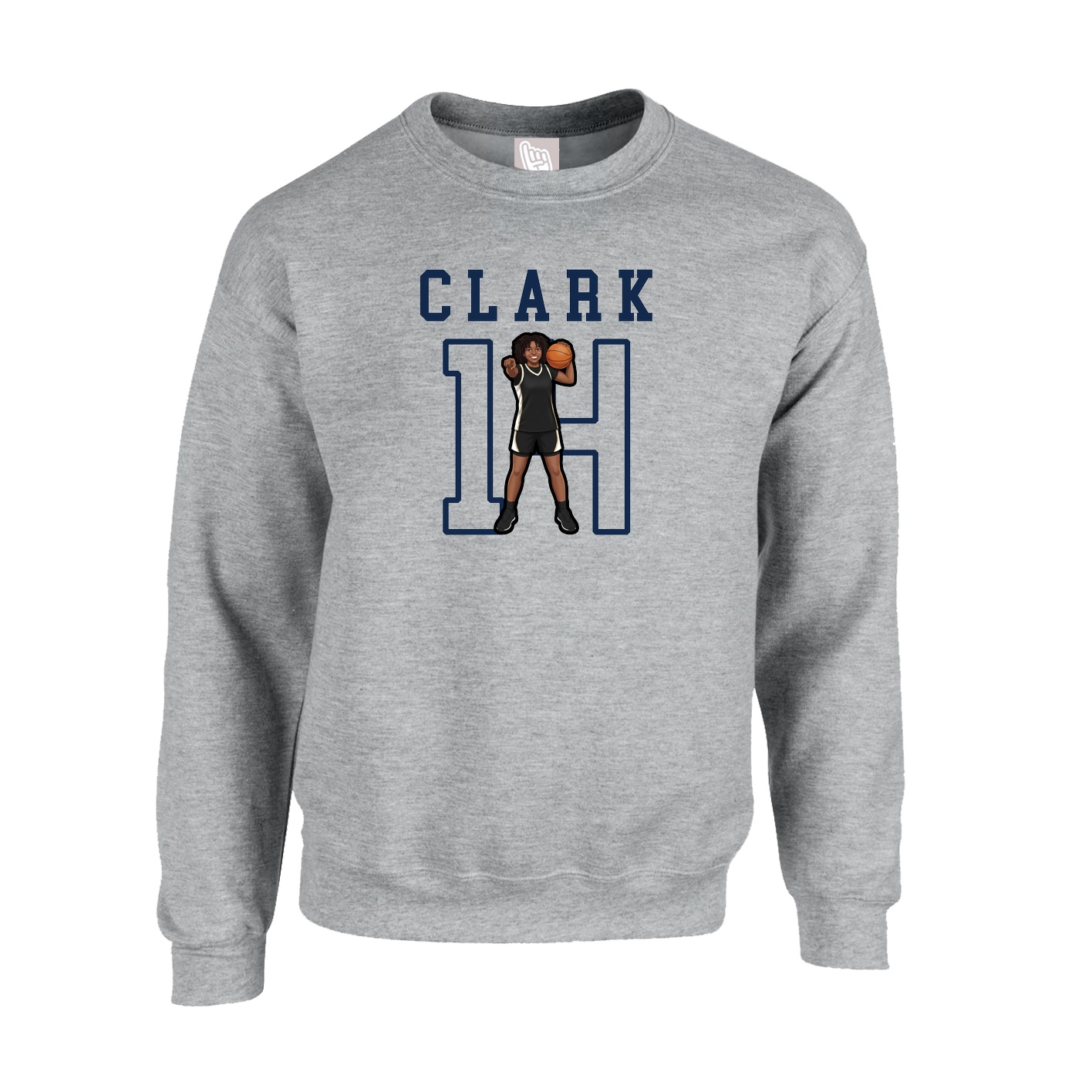 Fleece Crew — Shirsey in Grey