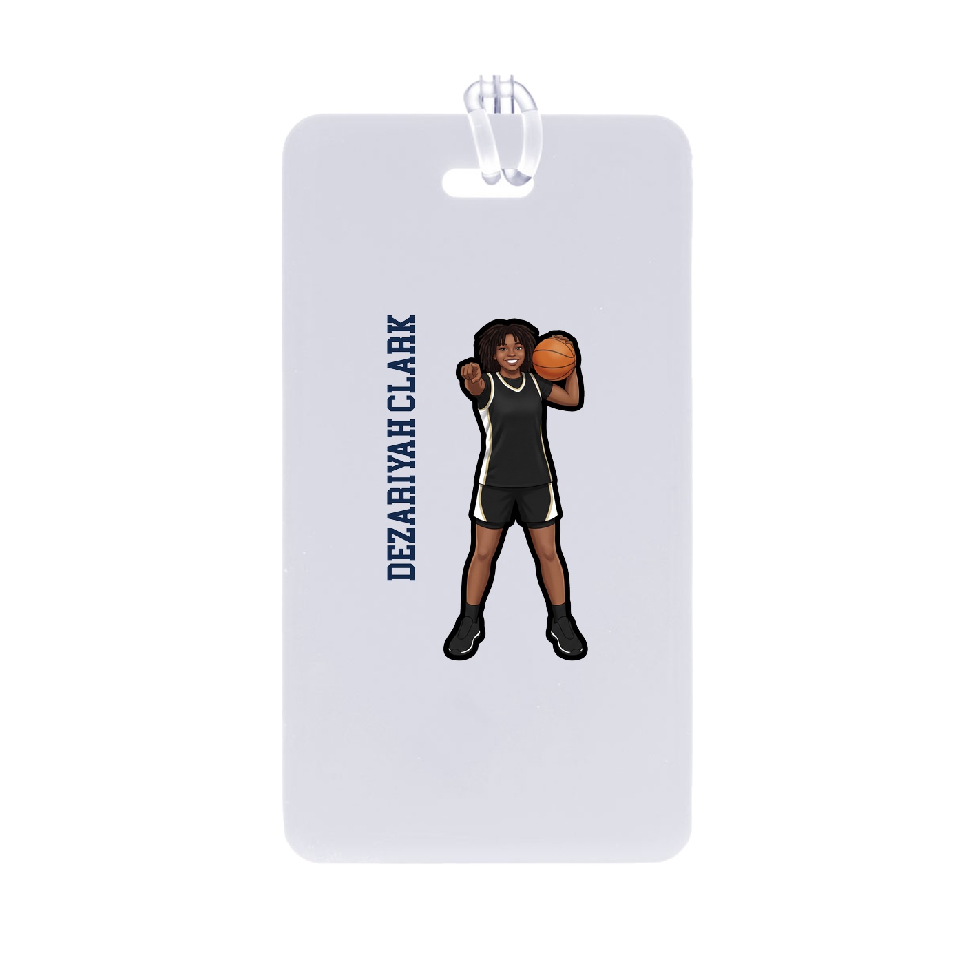 Bag Tag — Name Vertical in Classic