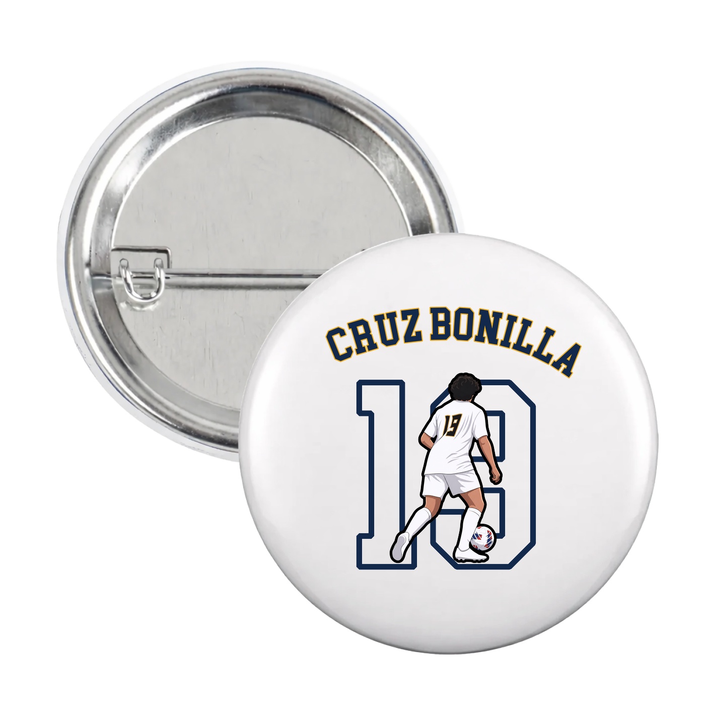 Game Day Button — Shirsey Arch in White