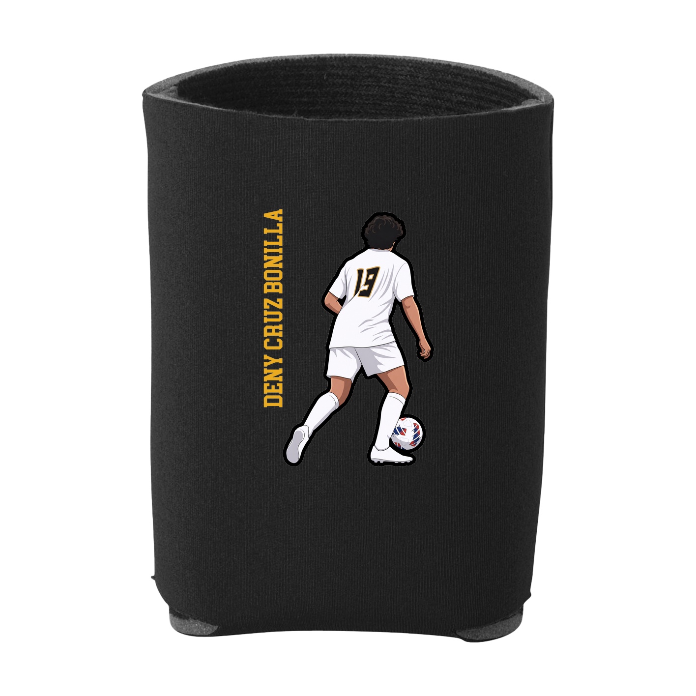 Can Holder — Name Vertical in Black