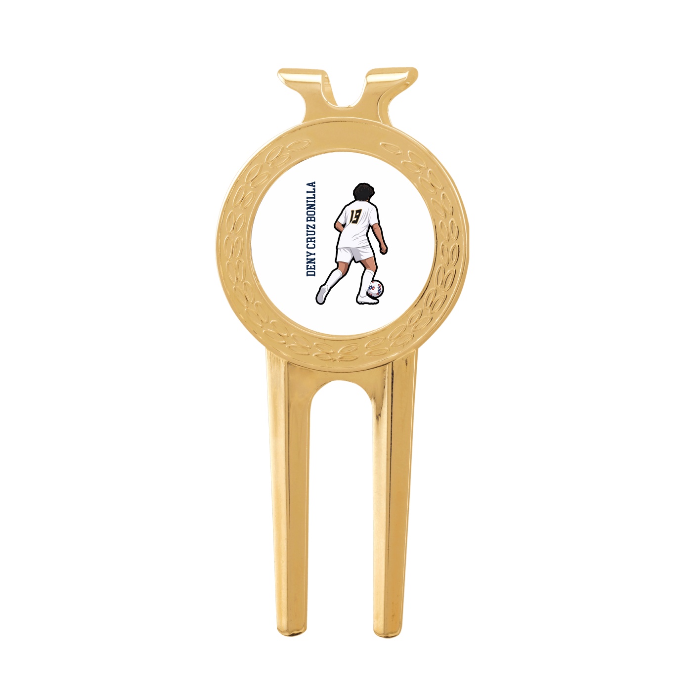 Divot Tool with Ball Marker — Name Vertical in Classic