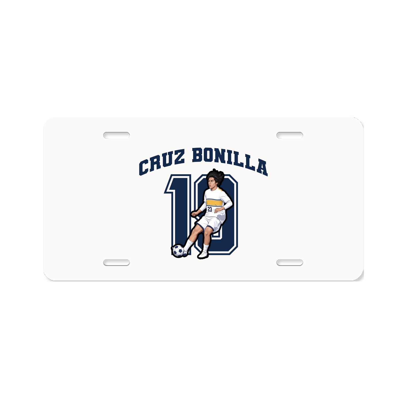 License Plate — Number in Classic