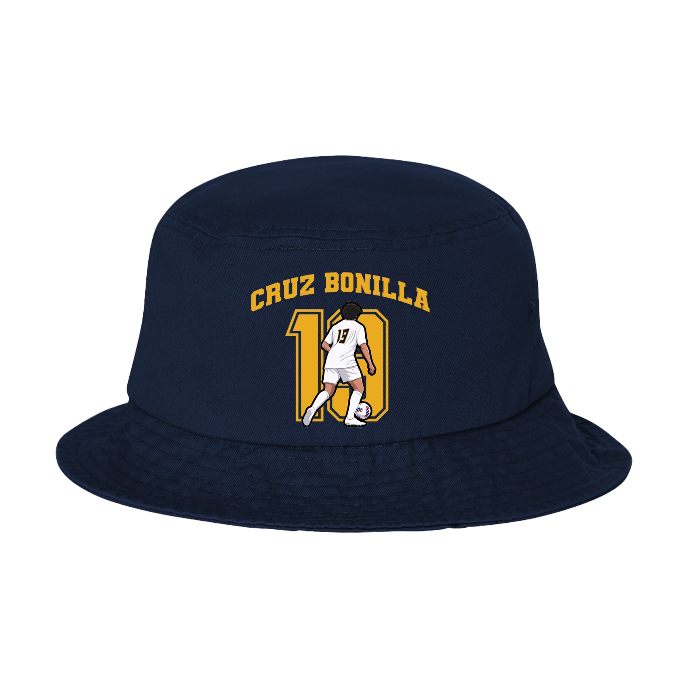 Bucket Cap — Number in Navy