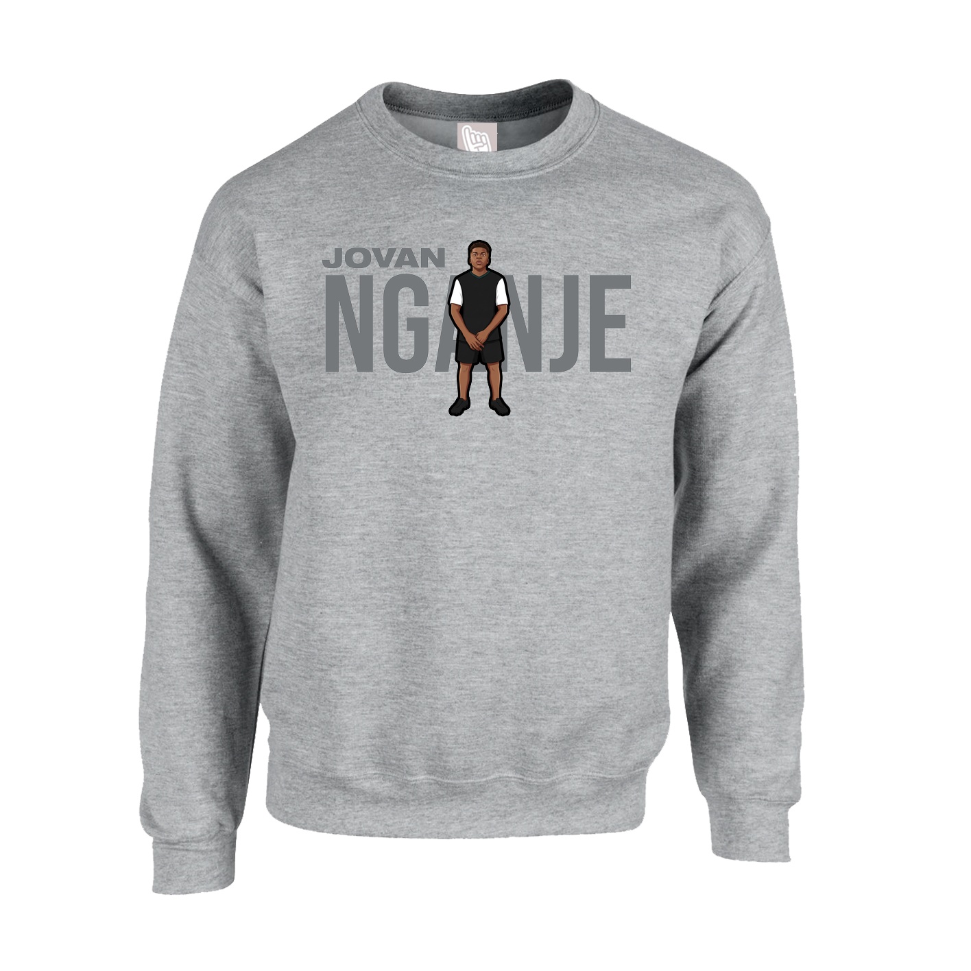 Fleece Crew — Player Name in Grey