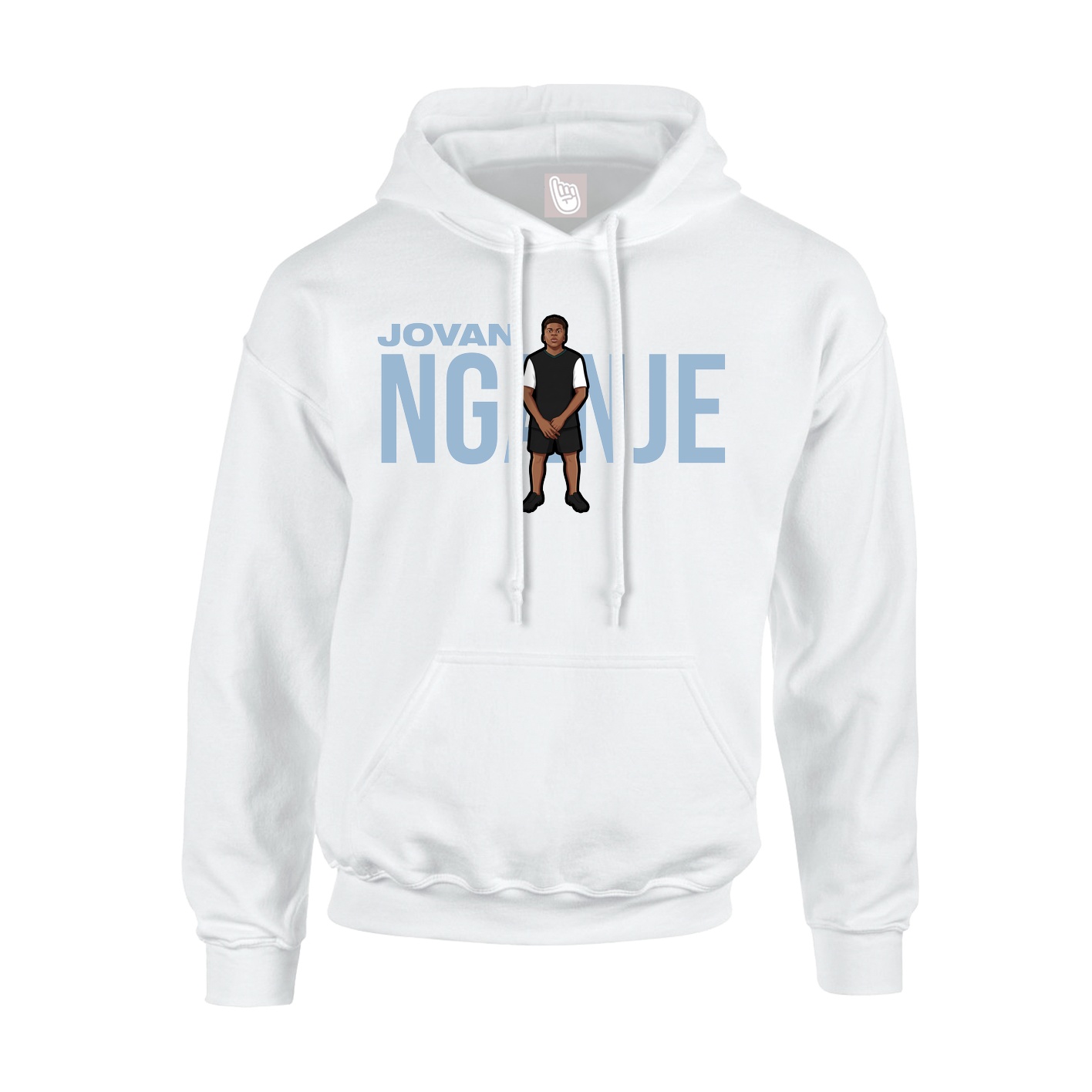 Youth Hoodie — Player Name in White