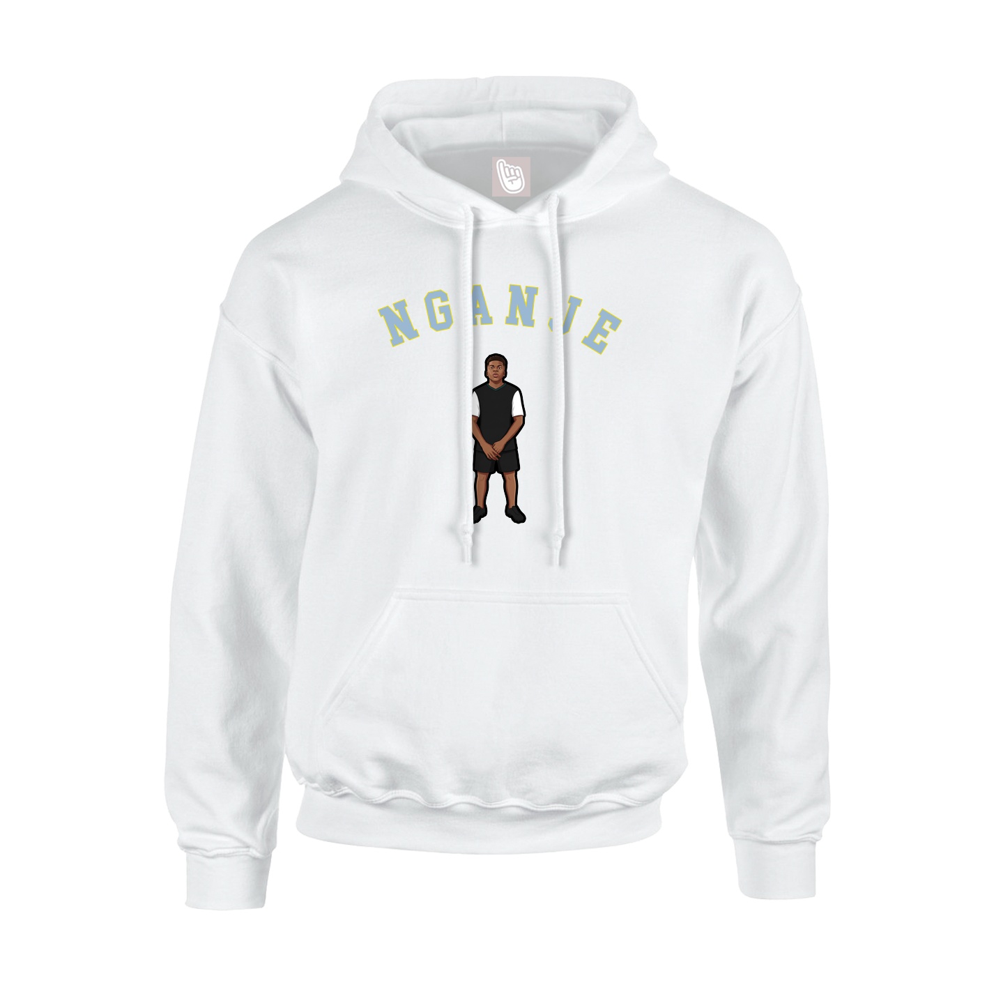 Hoodie — Shirsey Arch in White