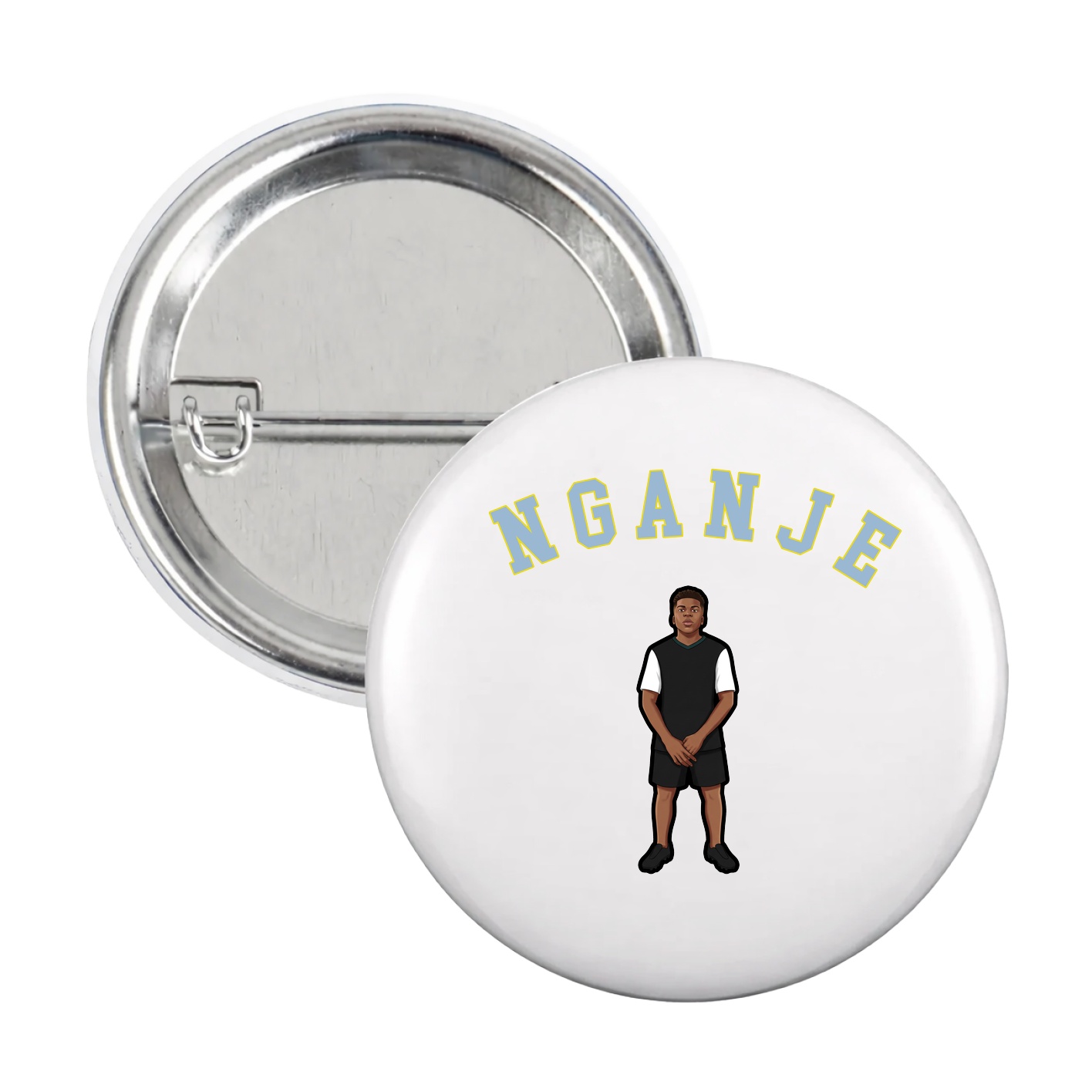 Game Day Button — Shirsey Arch in White