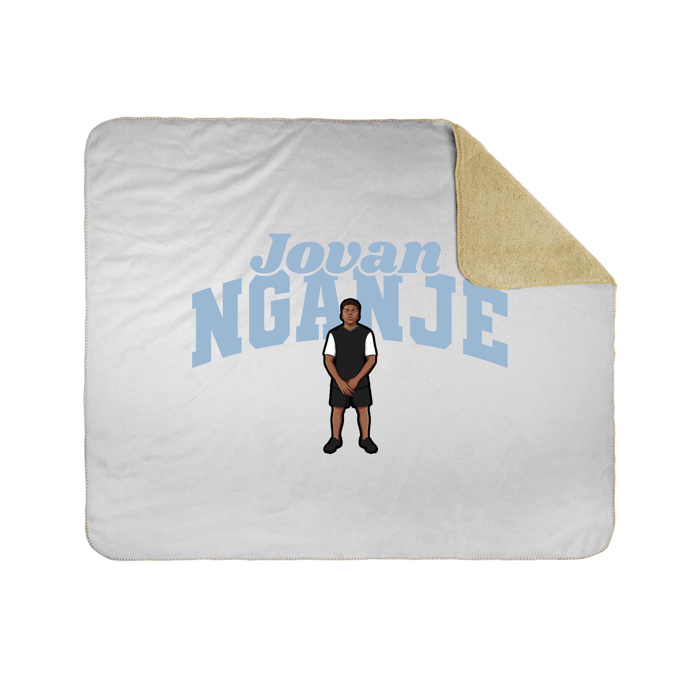 Throw Blanket — Signature Arch in White
