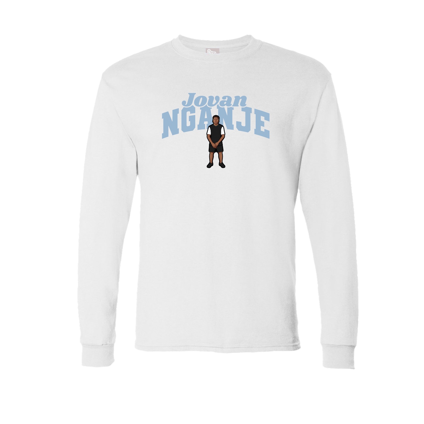 Long Sleeve Tee — Signature Arch in White