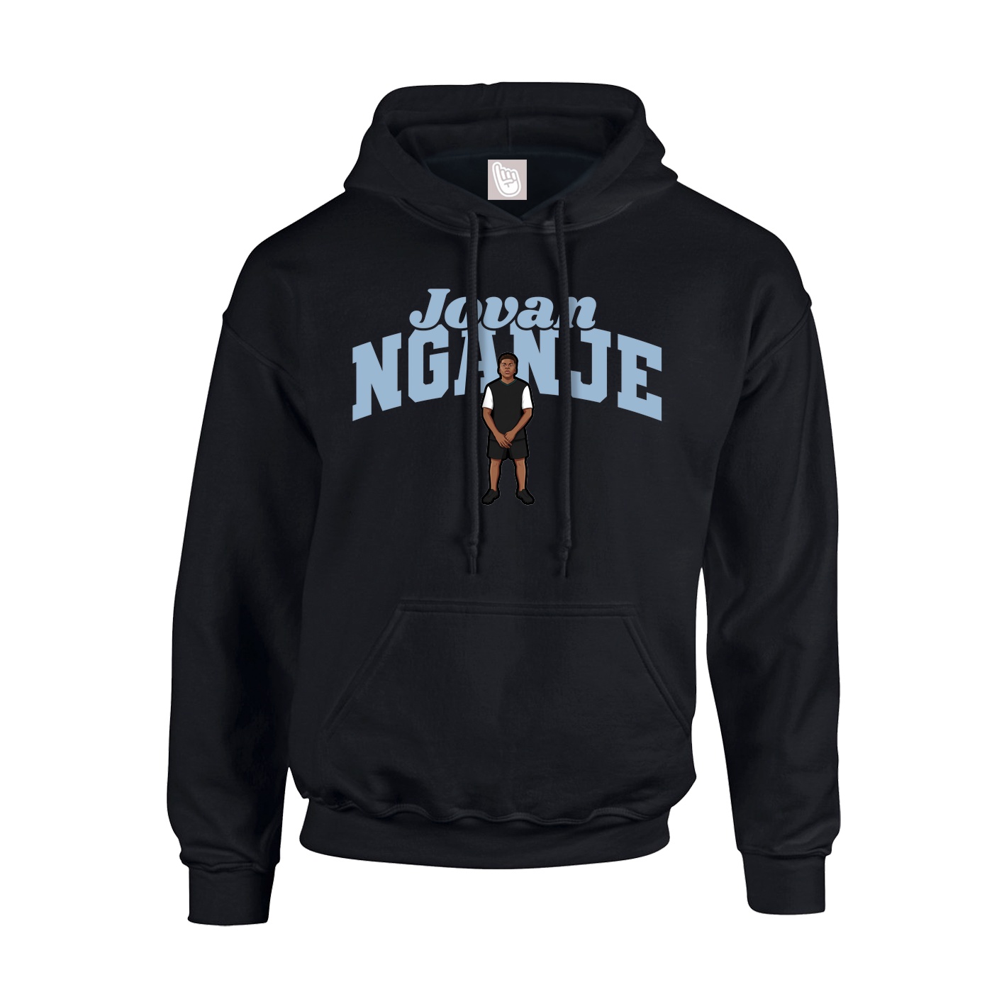 Hoodie — Signature Arch in Black