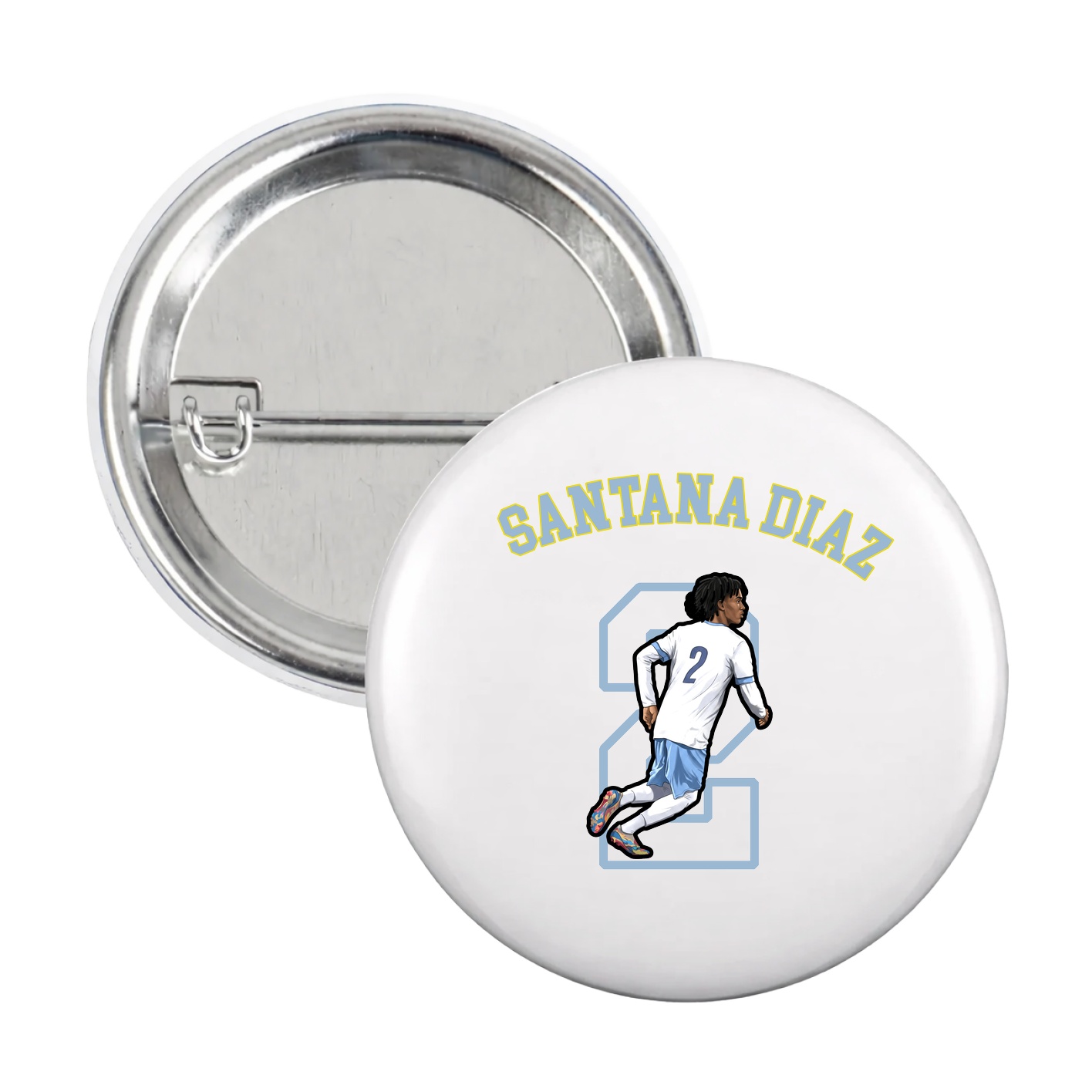 Game Day Button — Shirsey Arch in White