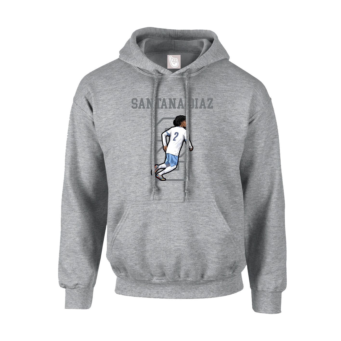 Hoodie — Shirsey in Grey