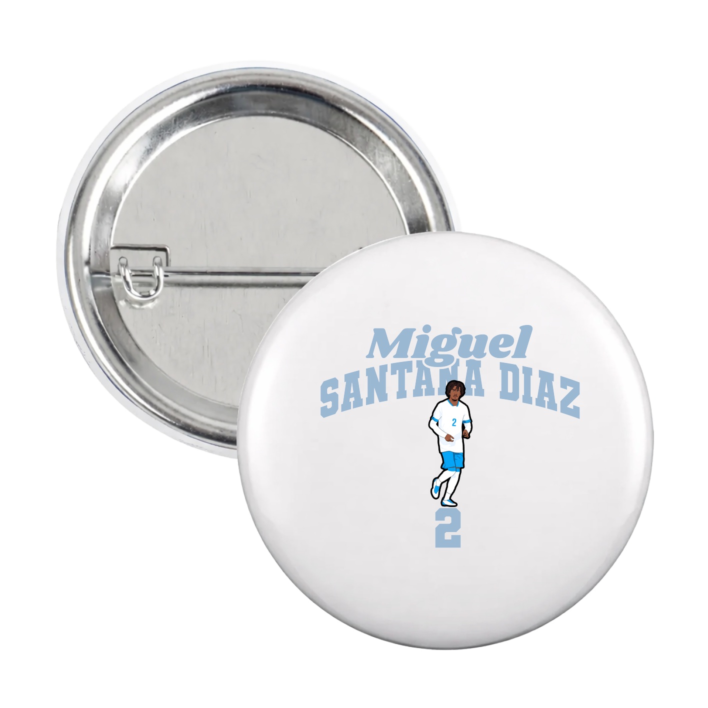 Game Day Button — Signature Arch in White