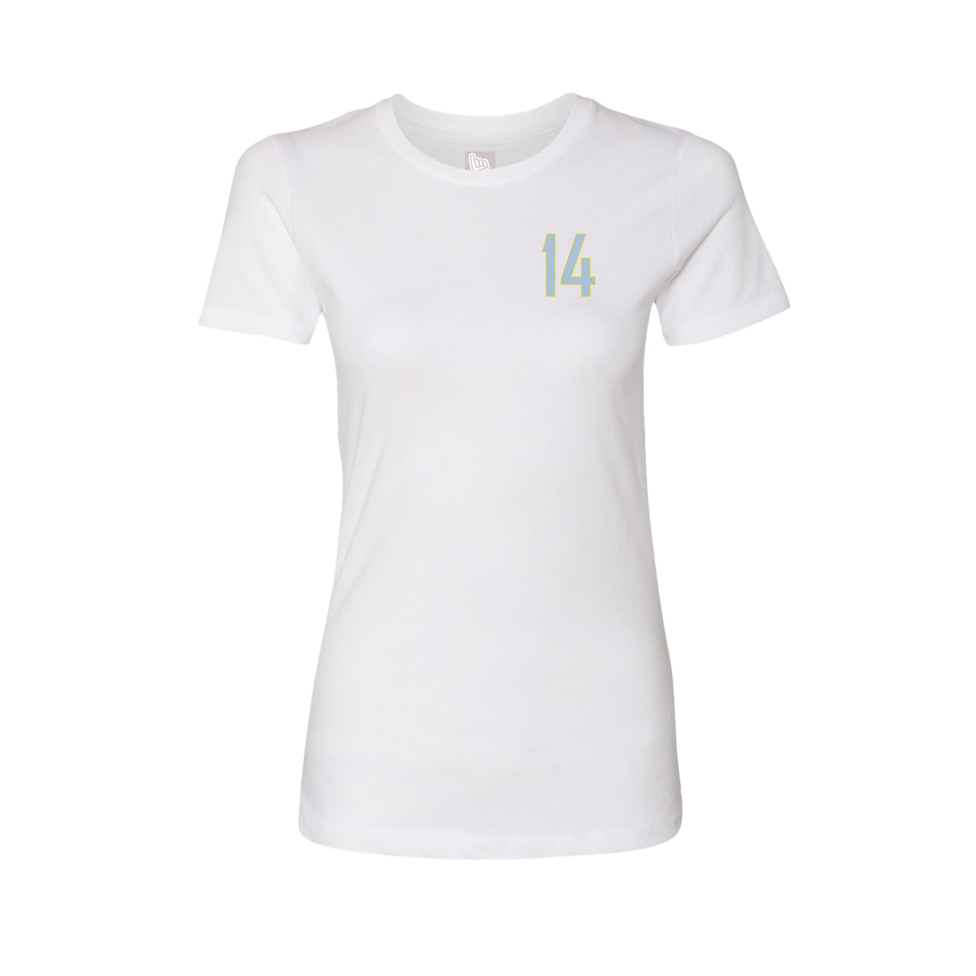 Fitted Women's Tee — Front Shirsy in White