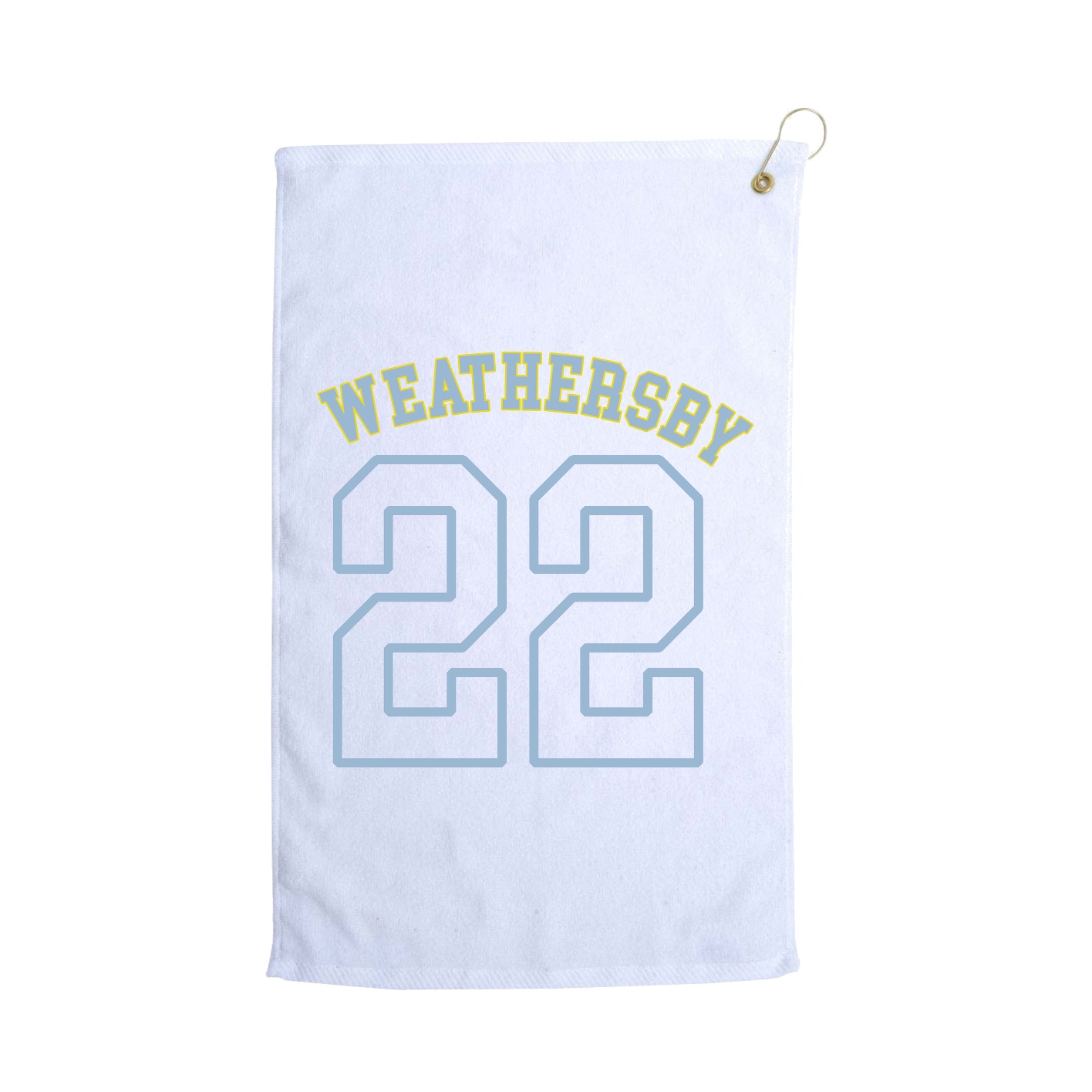 Golf Towel — Shirsey Arch in White