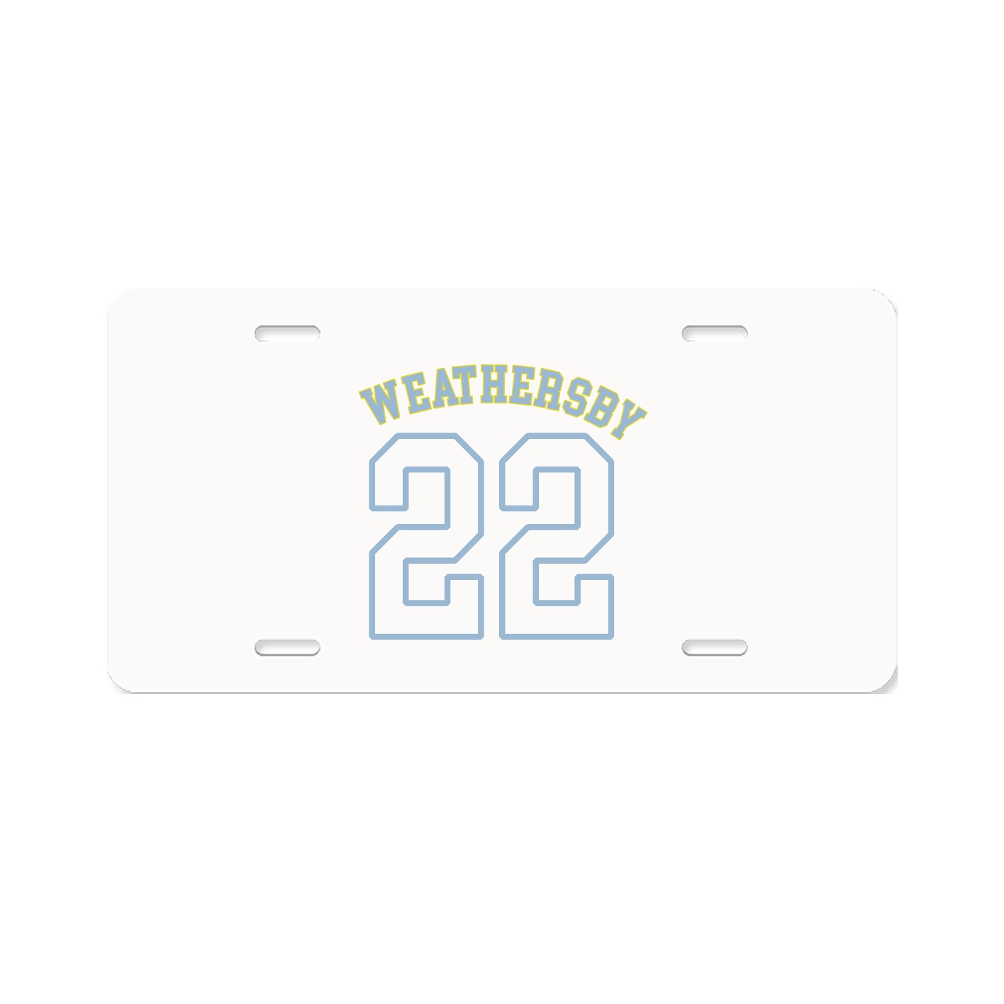 License Plate — Shirsey Arch in Classic