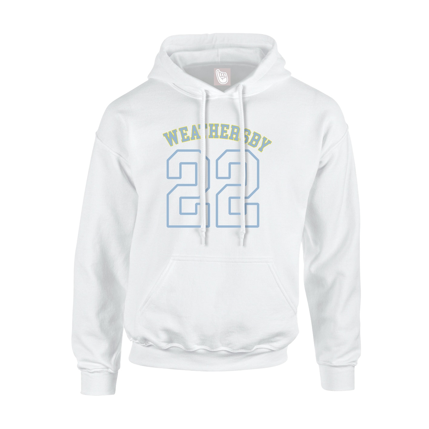 Youth Hoodie — Shirsey Arch in White