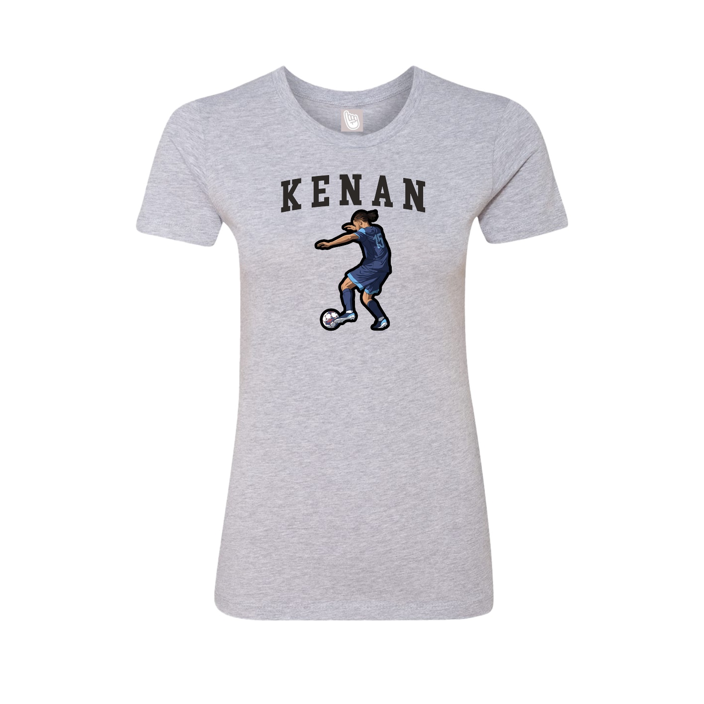 Fitted Women's Tee — Shirsey in Grey