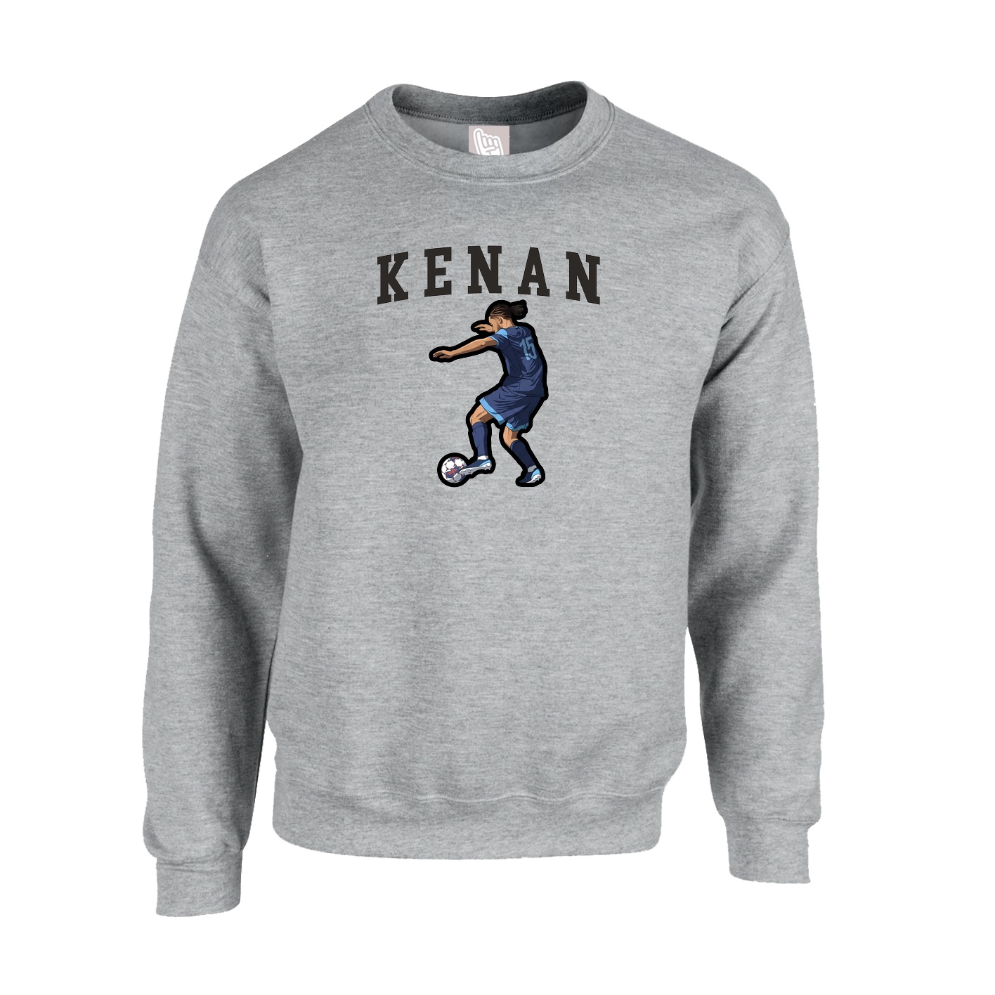 Fleece Crew — Shirsey in Grey
