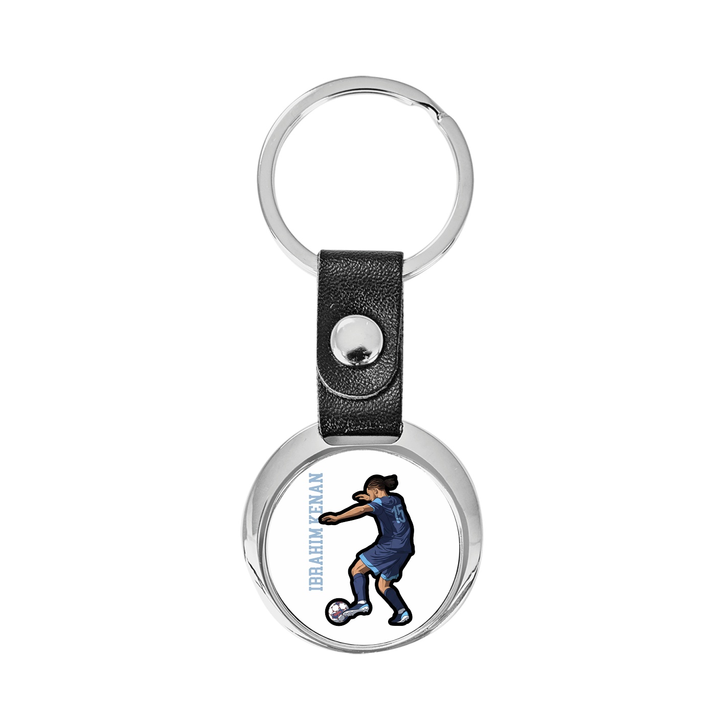 Key Chain — Name Vertical in Classic