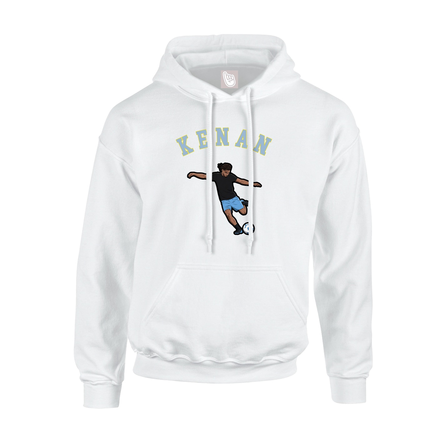 Youth Hoodie — Shirsey Arch in White