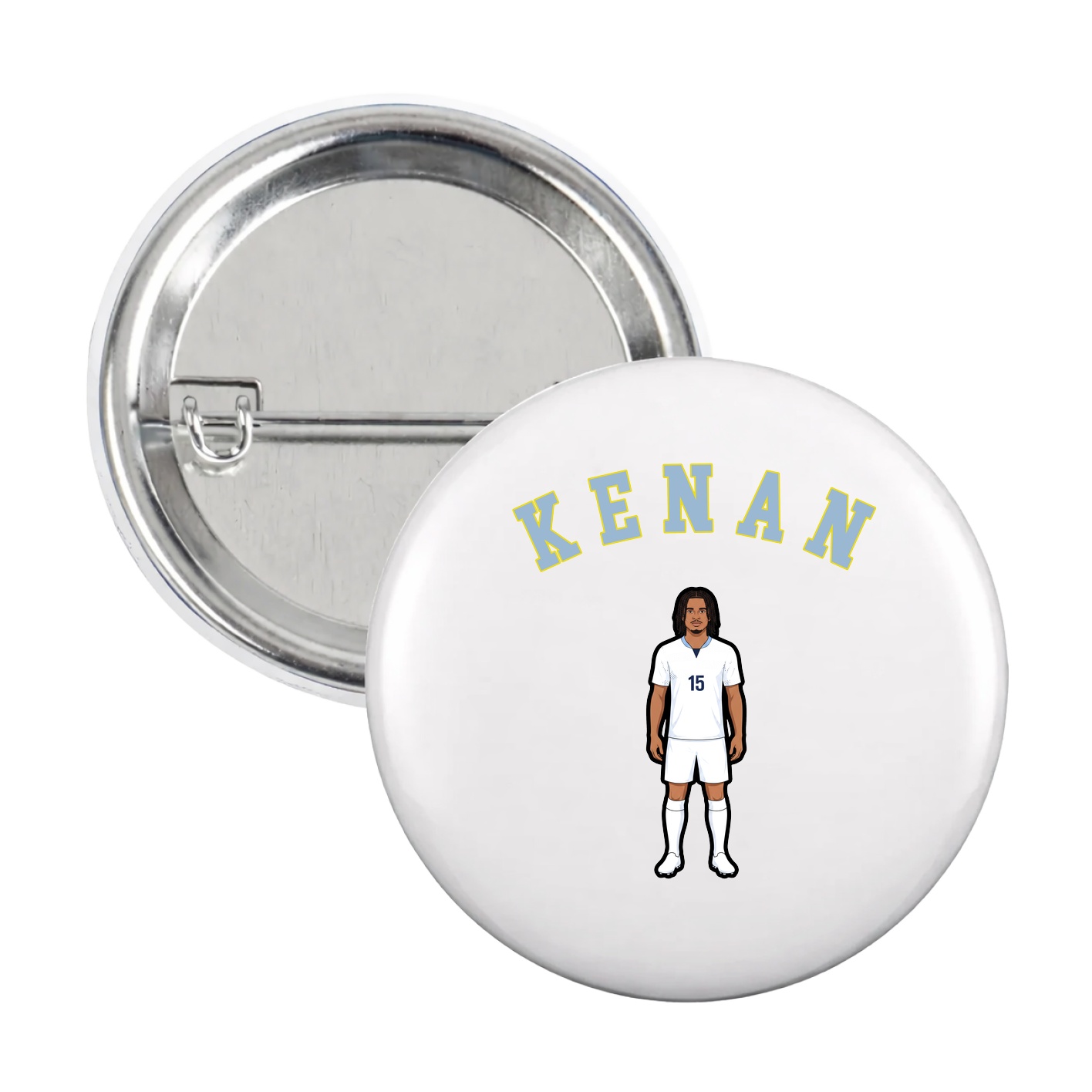Game Day Button — Shirsey Arch in White