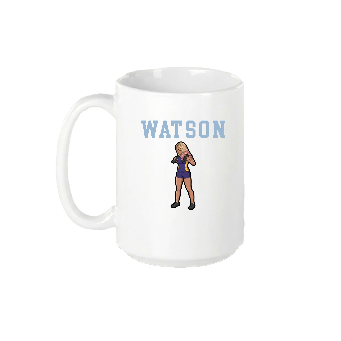 15oz Coffee Mug — Shirsey in White