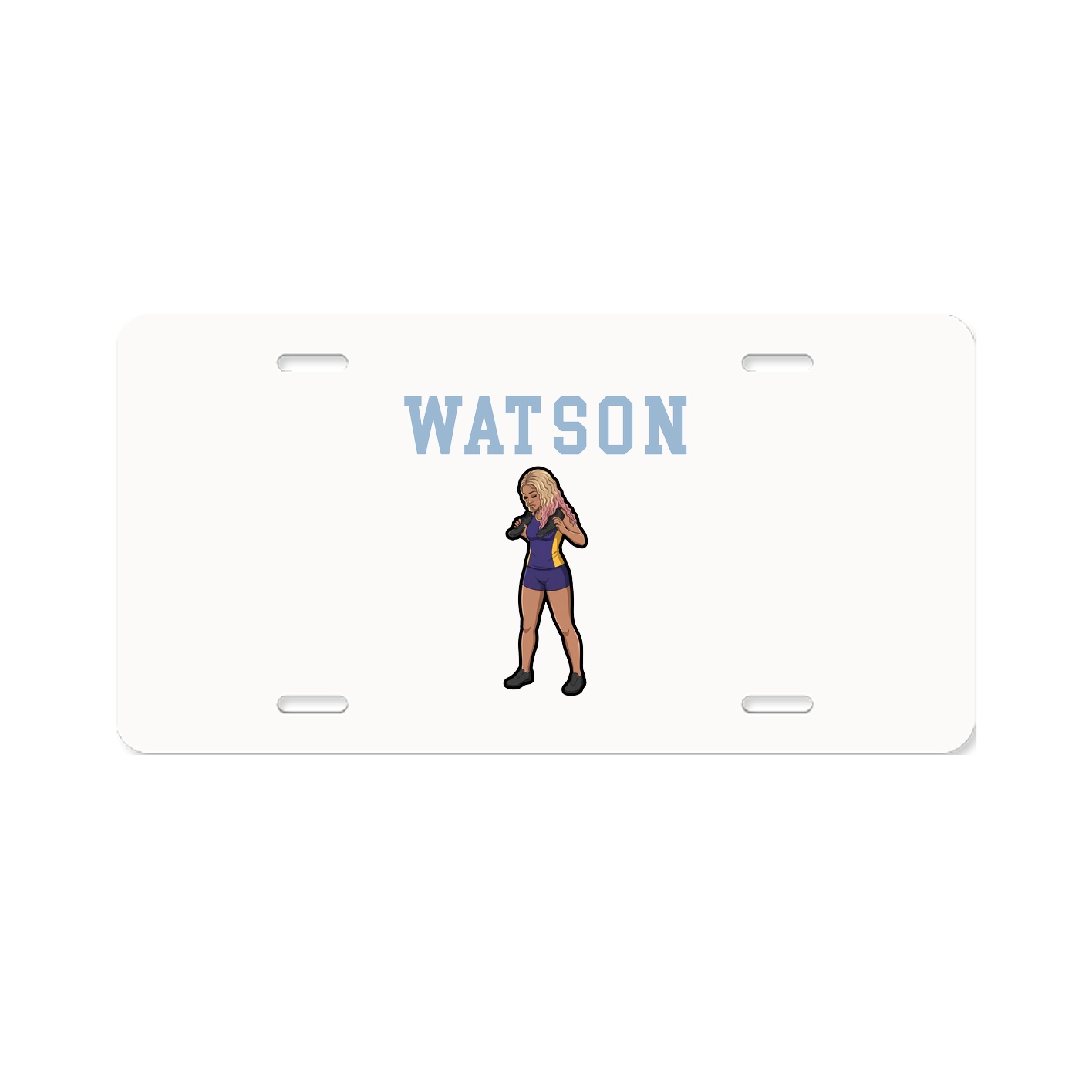 License Plate — Shirsey in Classic