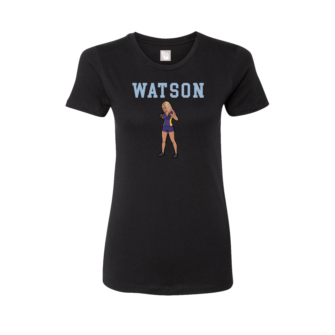 Fitted Women's Tee — Shirsey in Black
