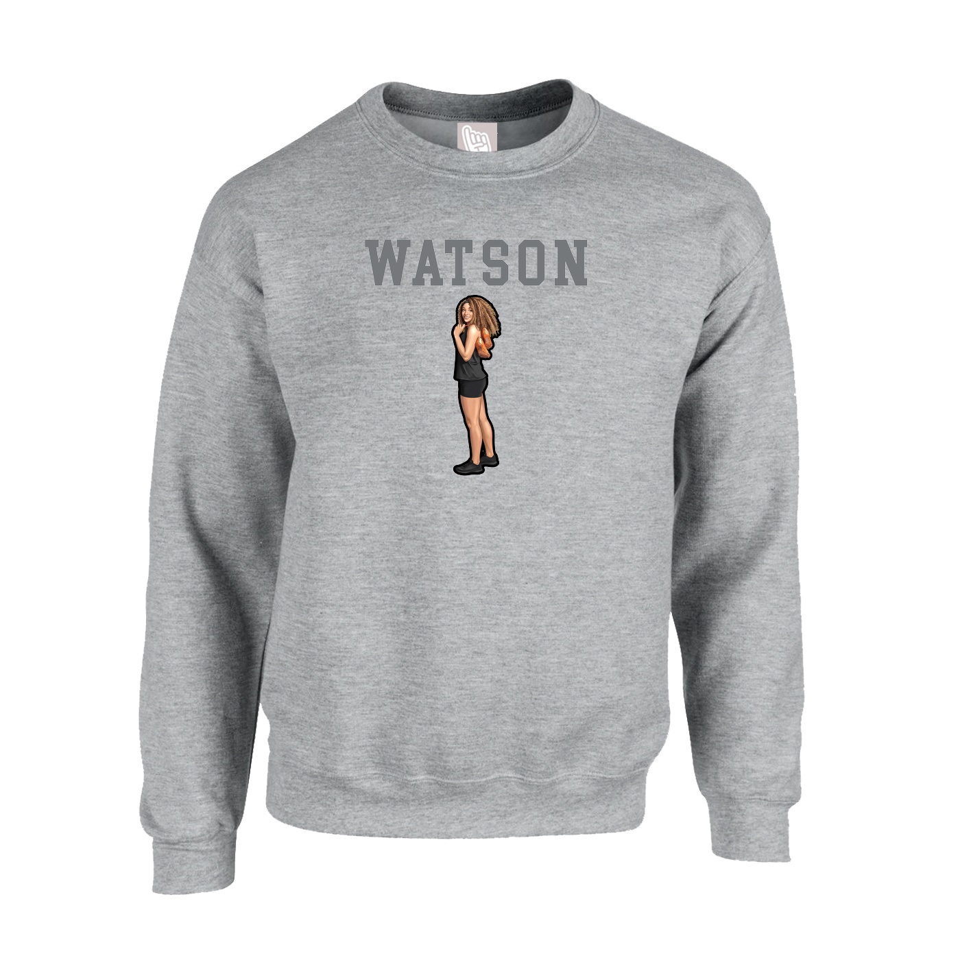 Fleece Crew — Shirsey in Grey