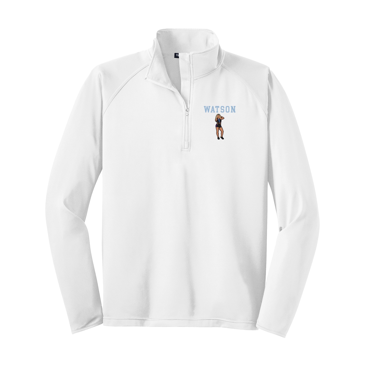 Q-Zip Pullover — Shirsey in White