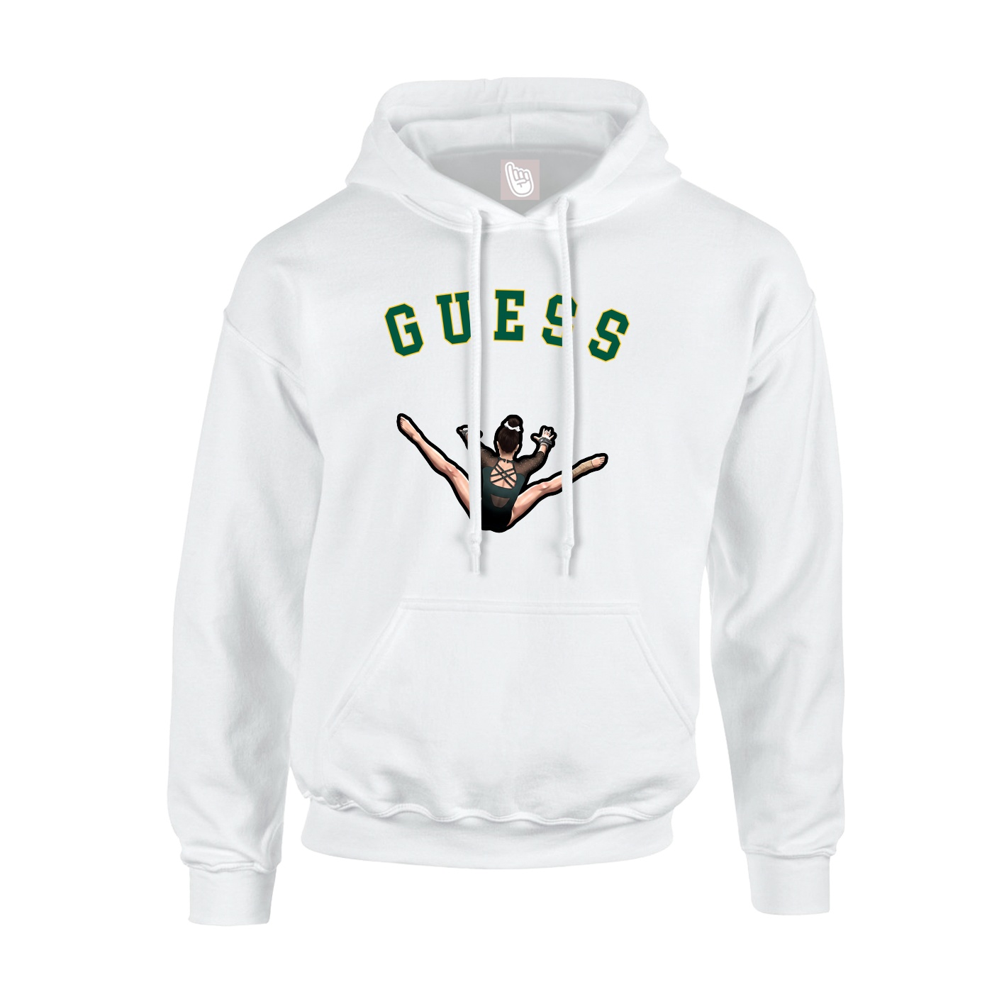 Hoodie — Shirsey Arch in White
