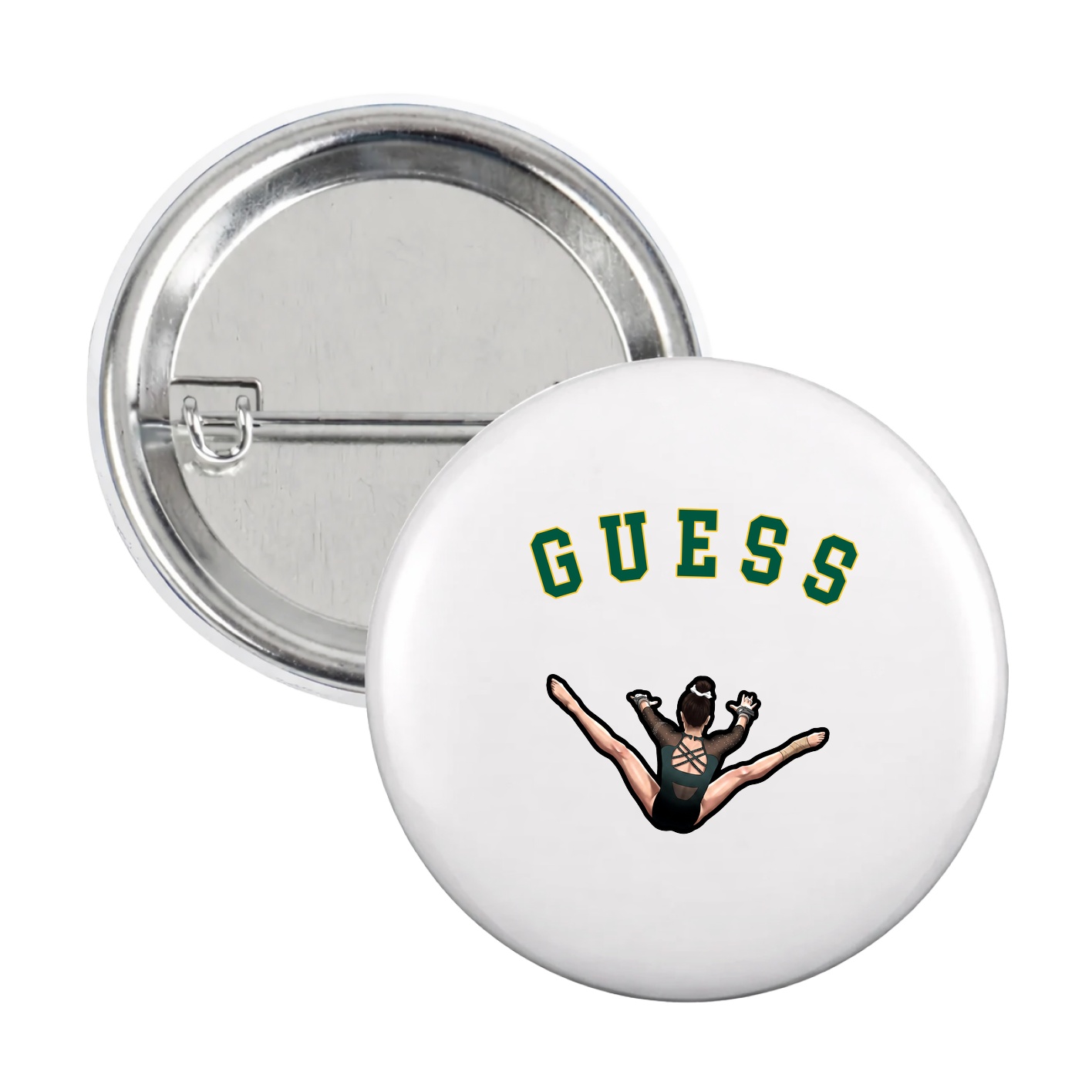 Game Day Button — Shirsey Arch in White
