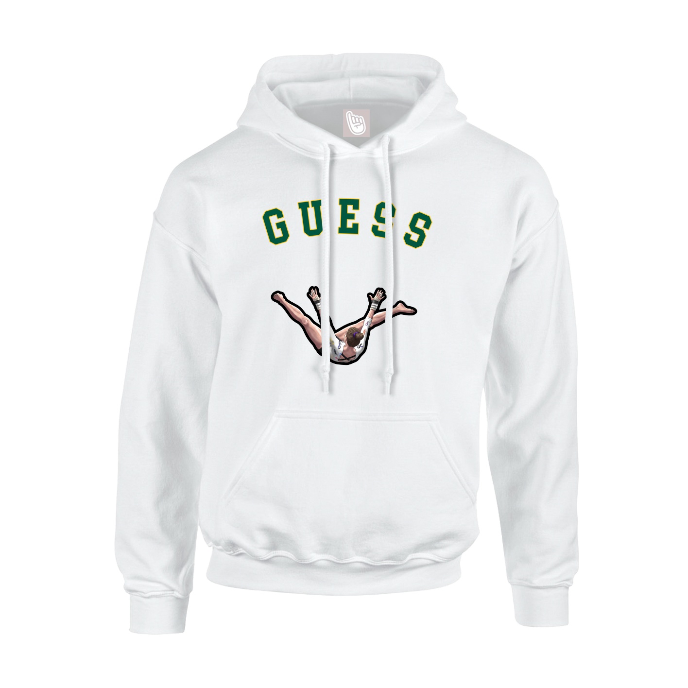 Hoodie — Shirsey Arch in White