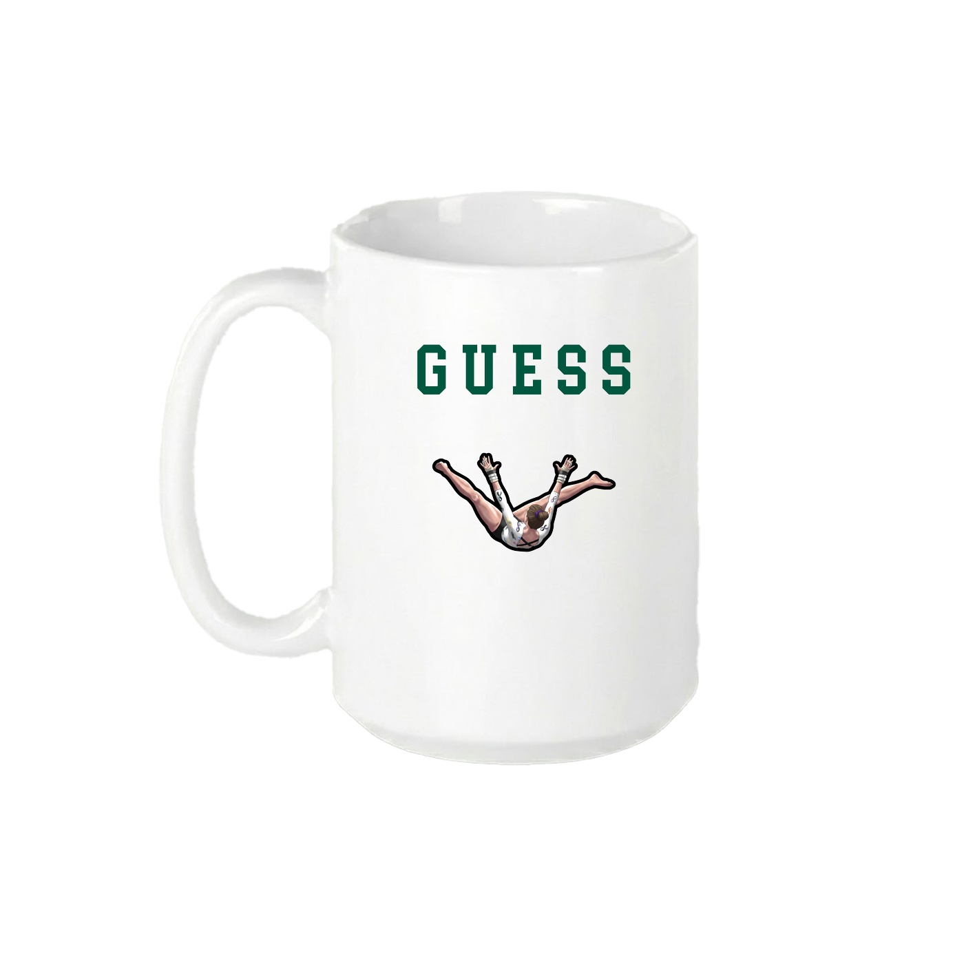 15oz Coffee Mug — Shirsey in White