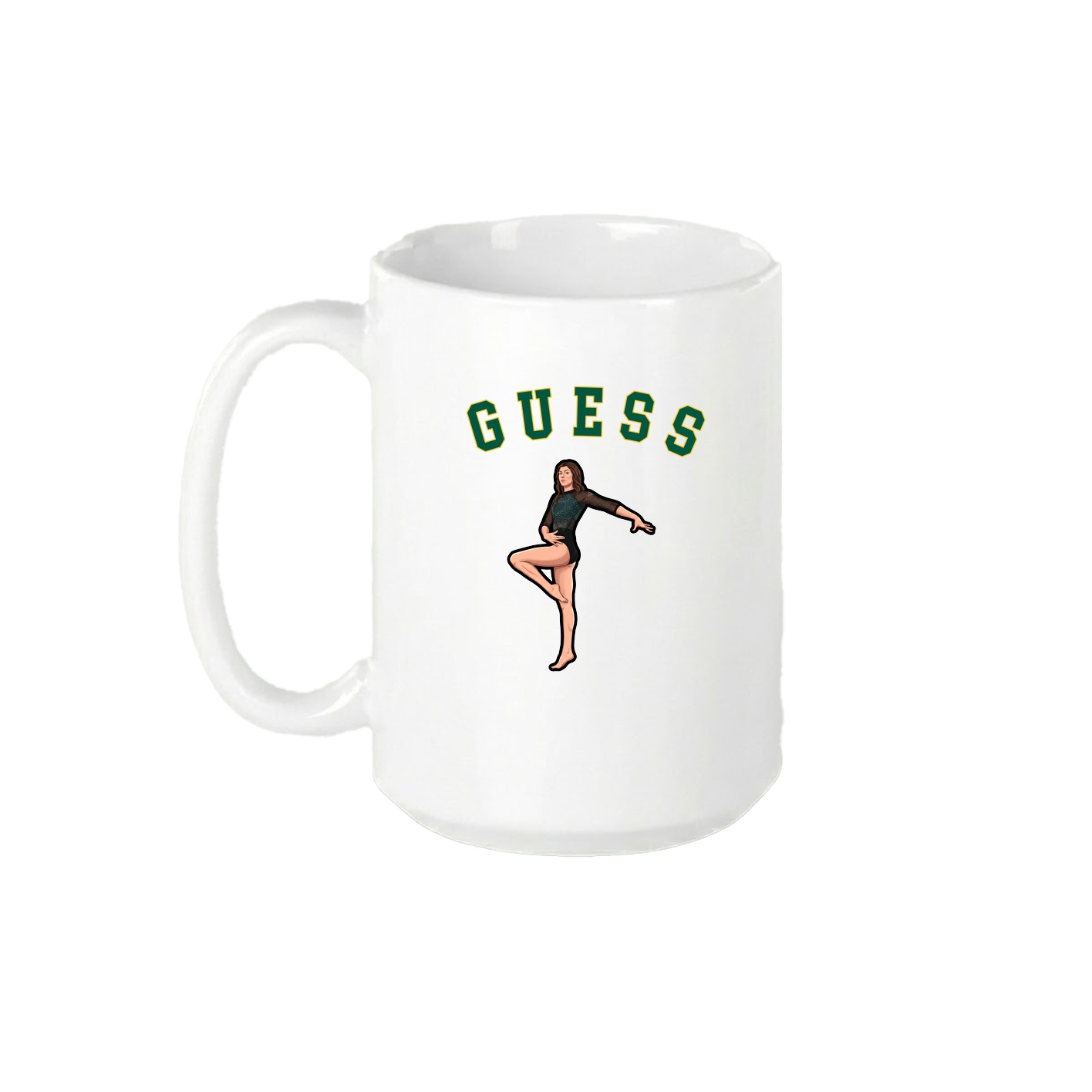 15oz Coffee Mug — Shirsey Arch in White