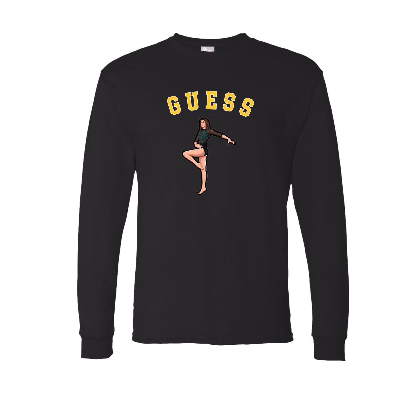 Long Sleeve Tee — Shirsey Arch in Black