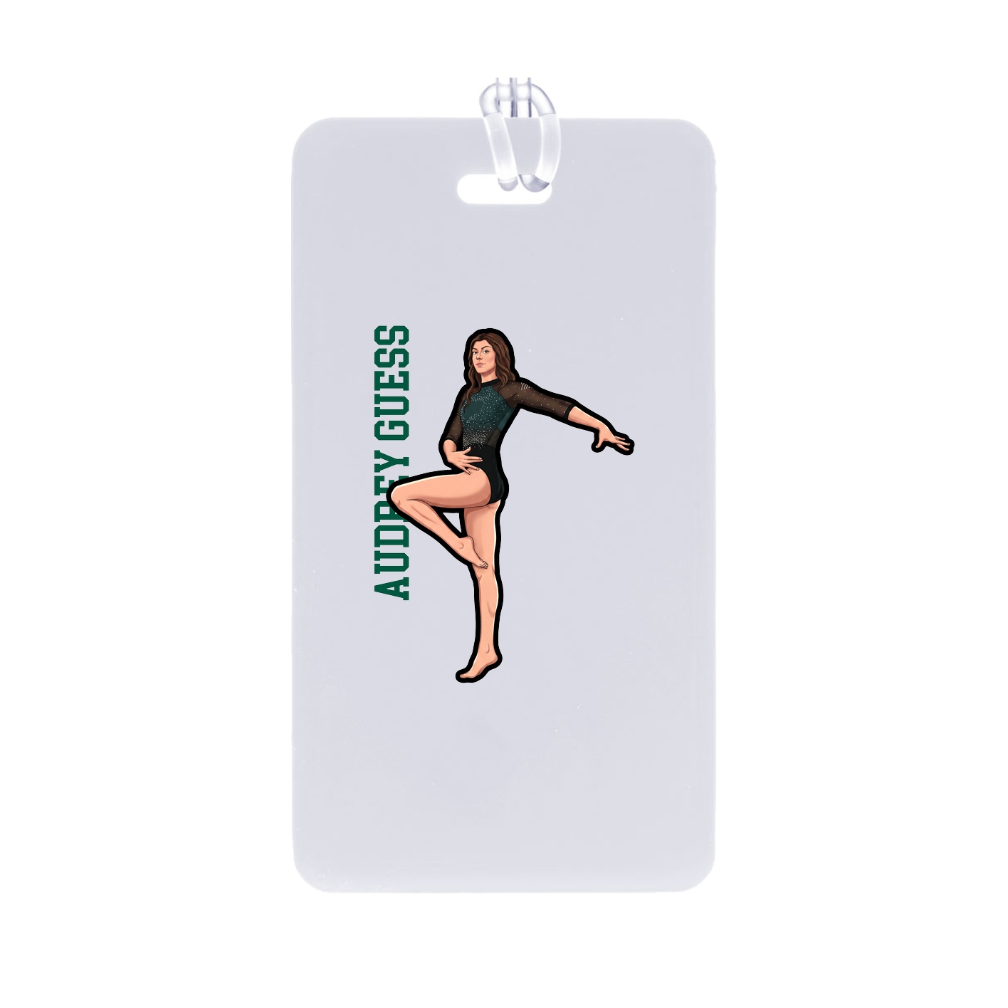 Bag Tag — Name Vertical in Classic
