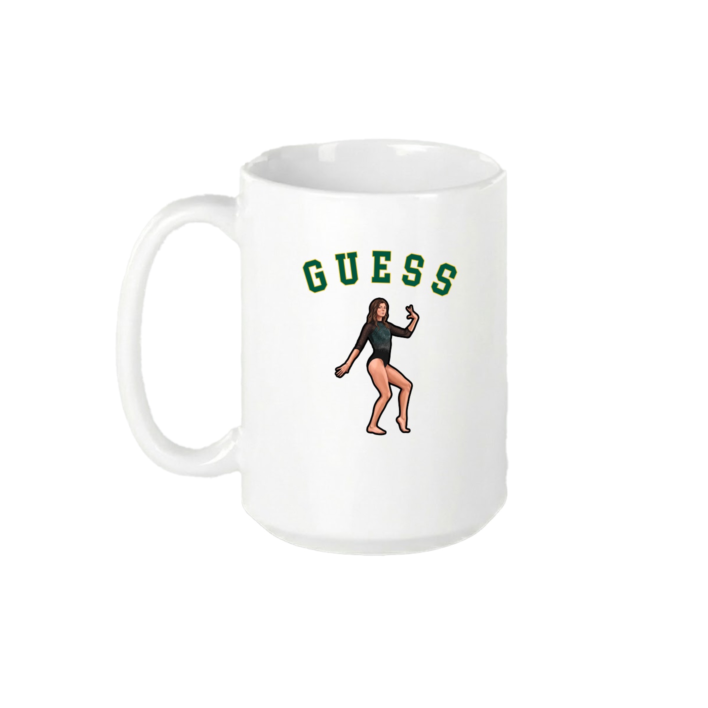 15oz Coffee Mug — Shirsey Arch in White