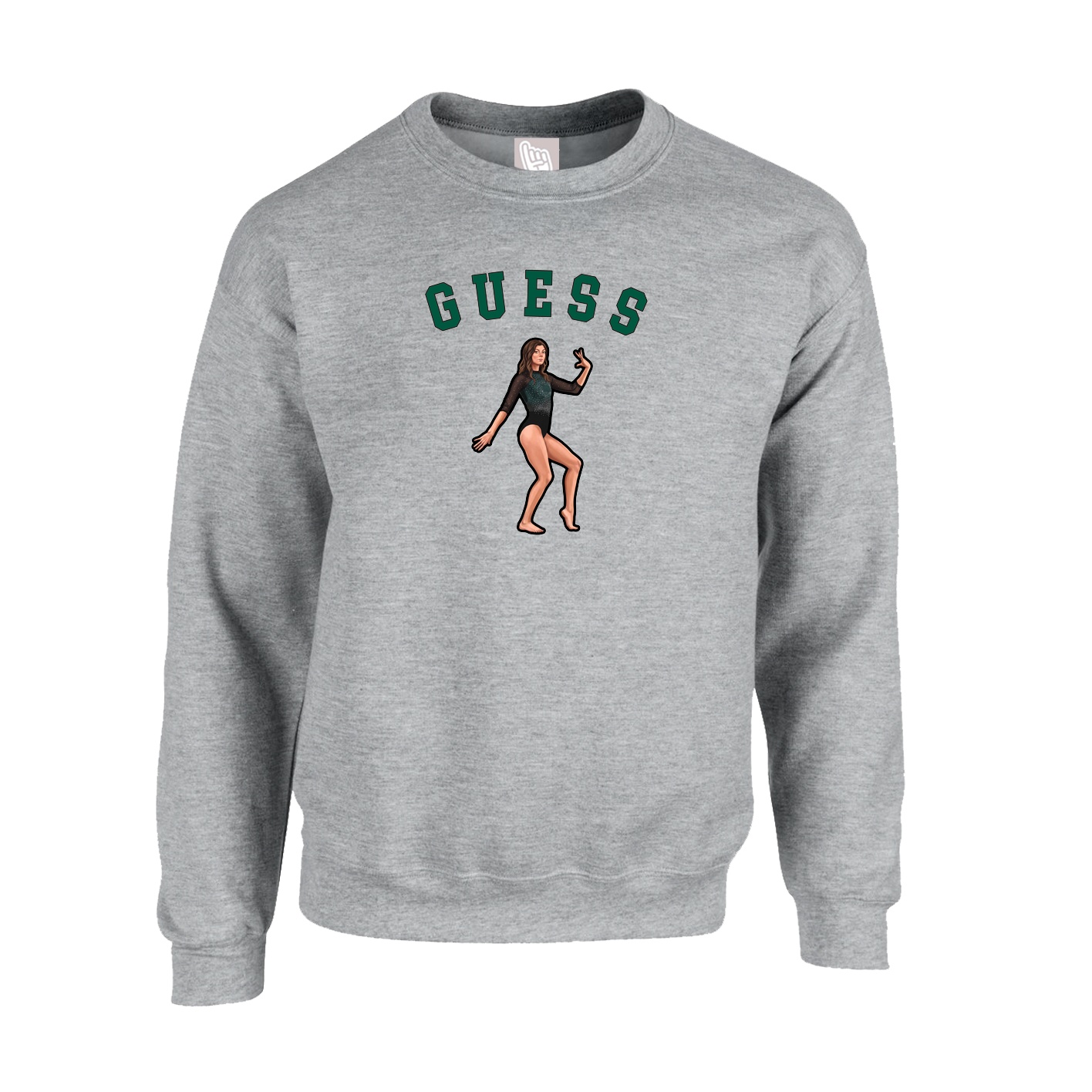 Fleece Crew — Shirsey Arch in Grey