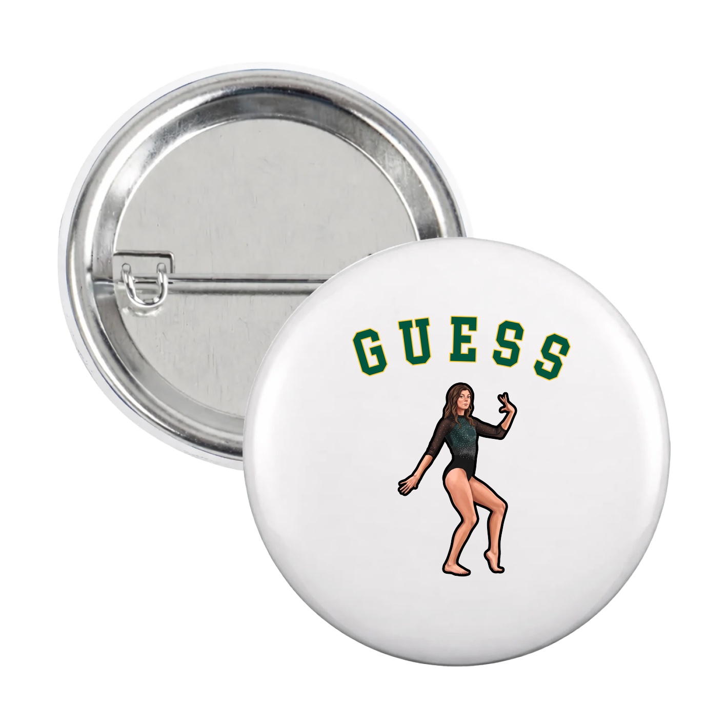 Game Day Button — Shirsey Arch in White