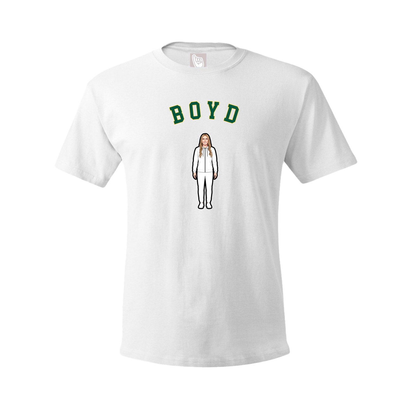 Youth Tee — Shirsey Arch in White