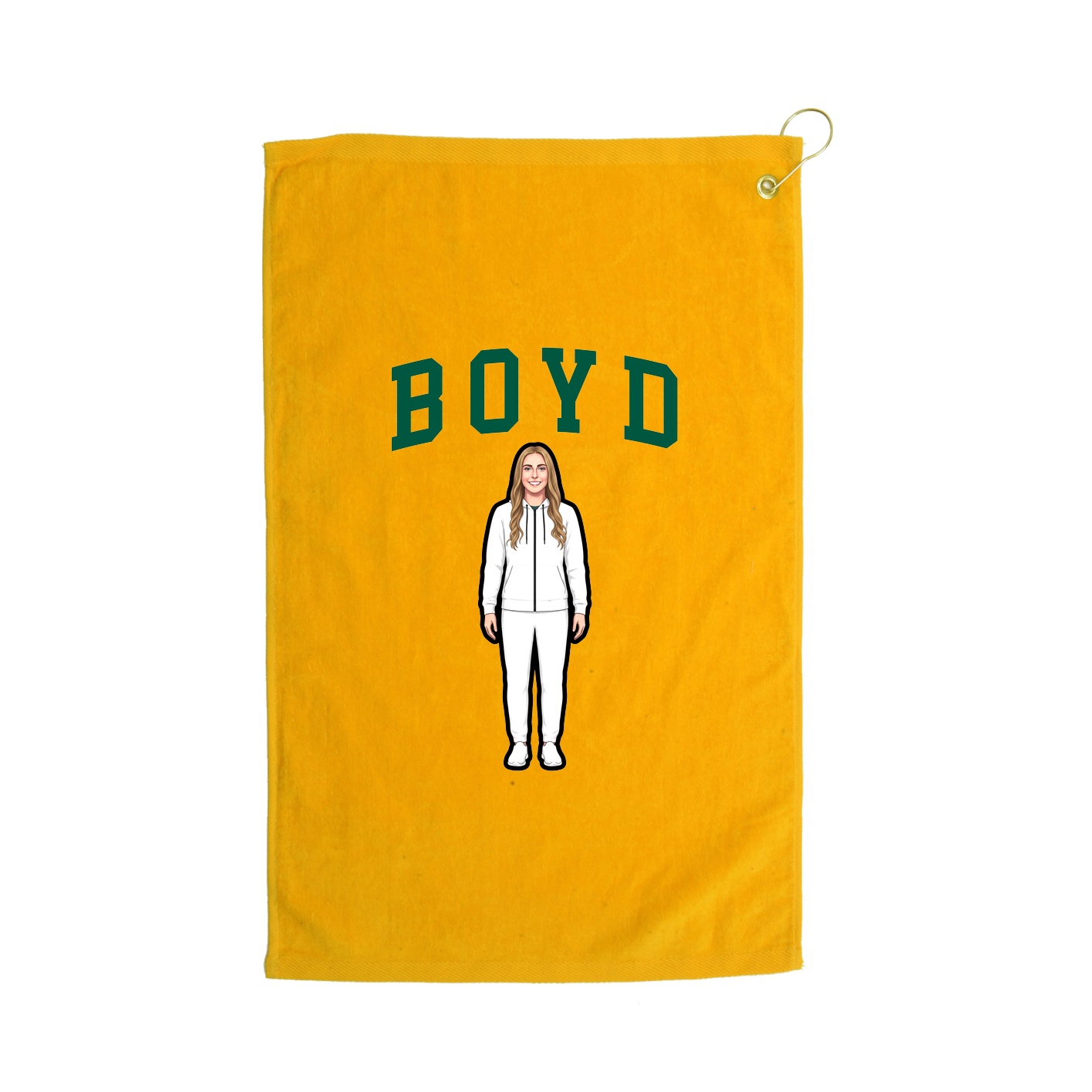 Golf Towel — Shirsey in Gold