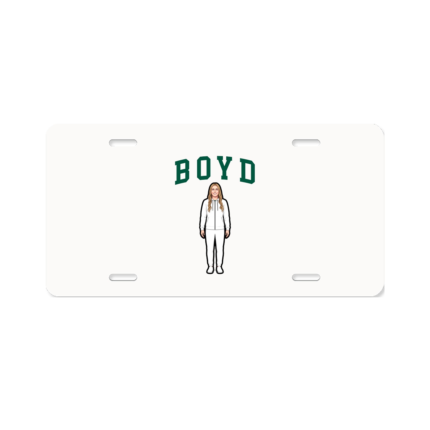 License Plate — Shirsey in Classic